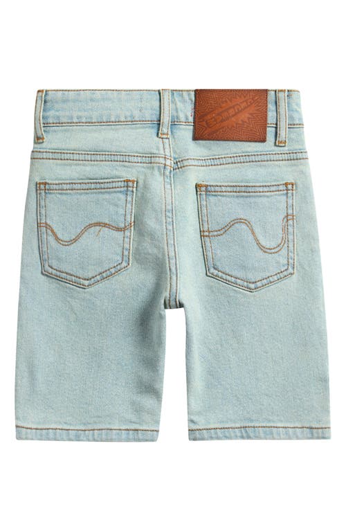 Icecream Kids' Running Blue Denim Shorts In Blue