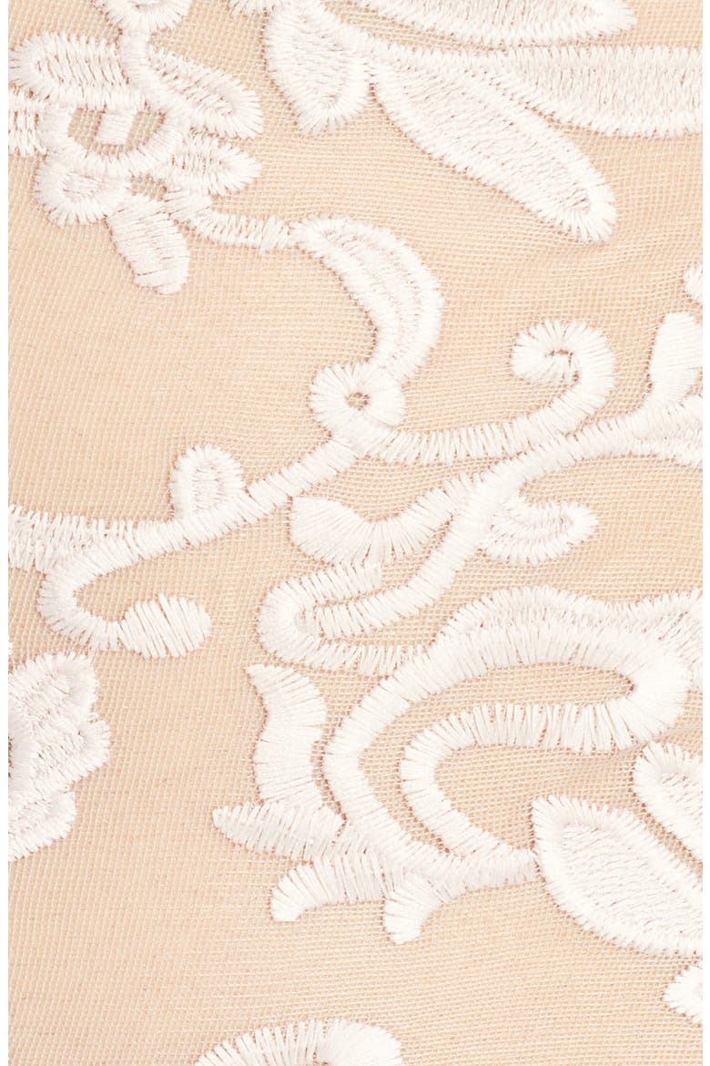 Lyla Embroidered Lace Teddy, Alternate, color, SILVER PEONY
