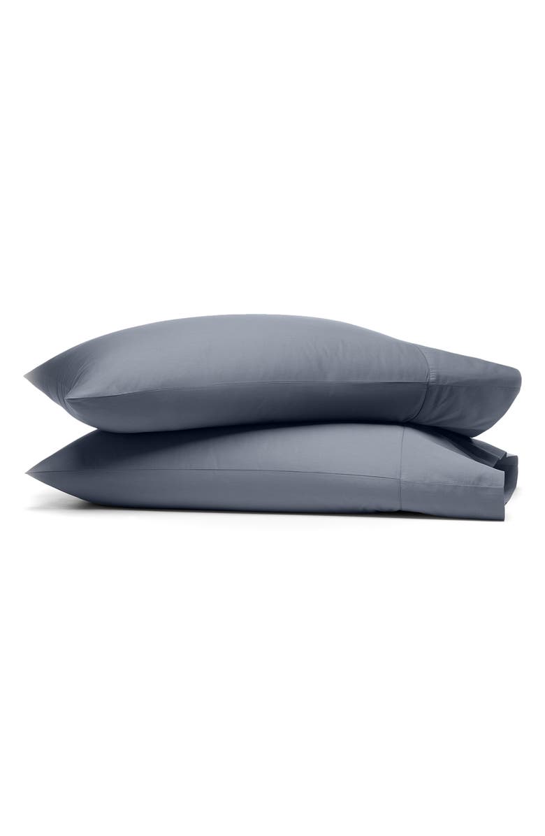 Boll & Branch Set of 2 Signature Hemmed Pillowcases, Main, color, Mineral