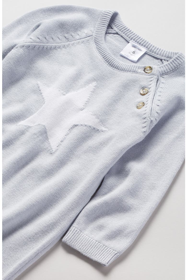 Sweater Romper, Alternate, color, BLUE ICE STAR