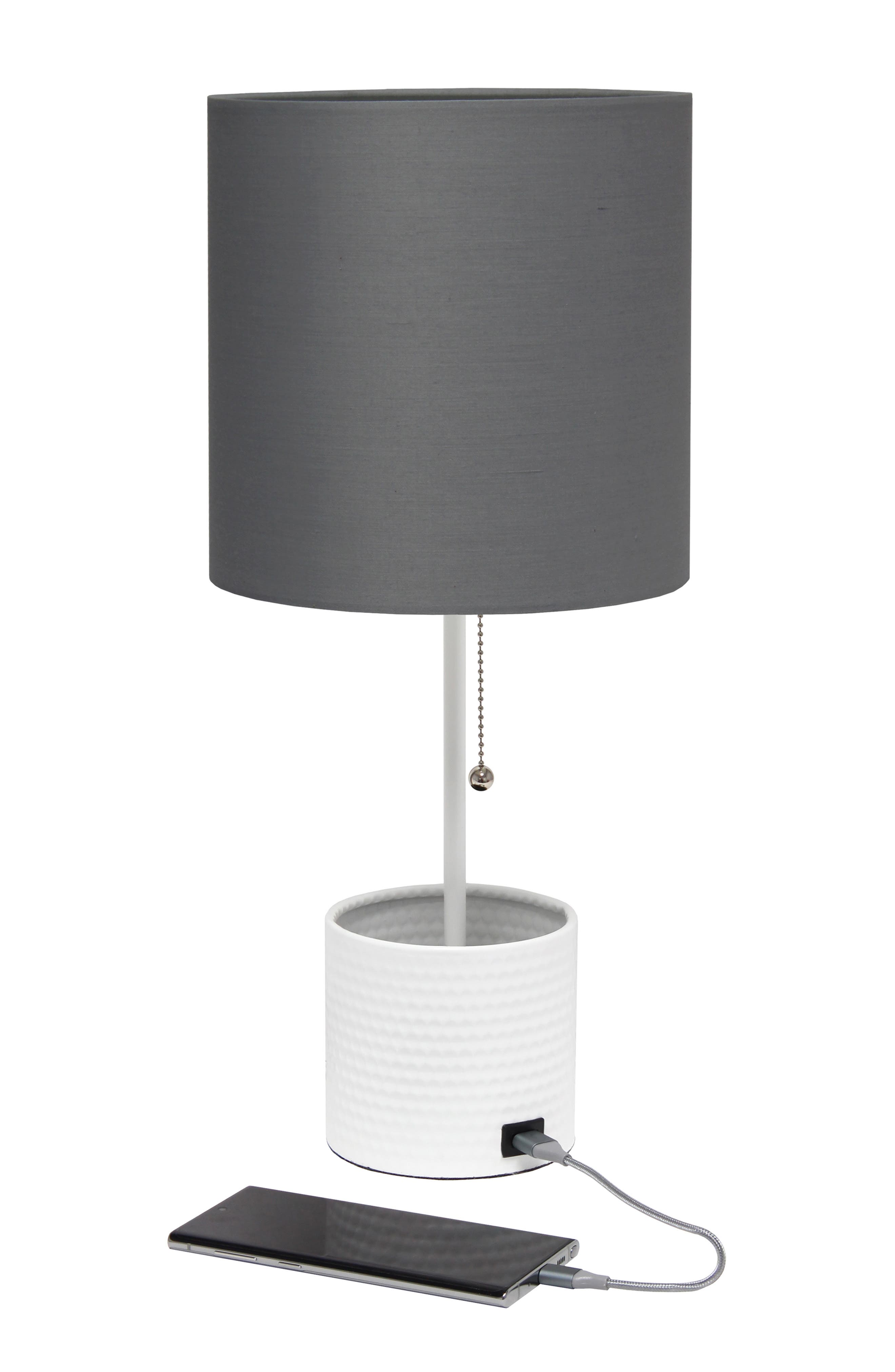 LALIA HOME Simple Designs Hammered Metal Lamp | Nordstromrack