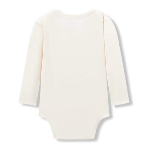 Milkbarn Luxe Solid Long Sleeve One Piece In White