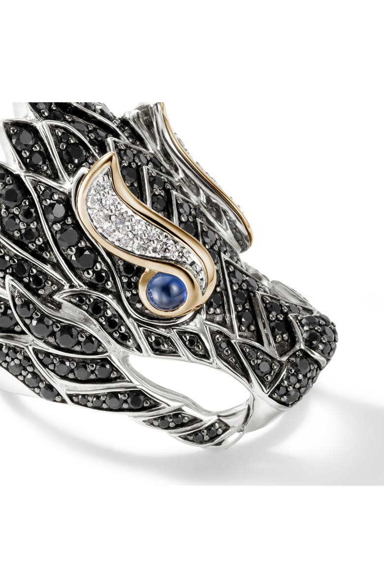 John Hardy Naga Sapphire Ring, Alternate, color, Black