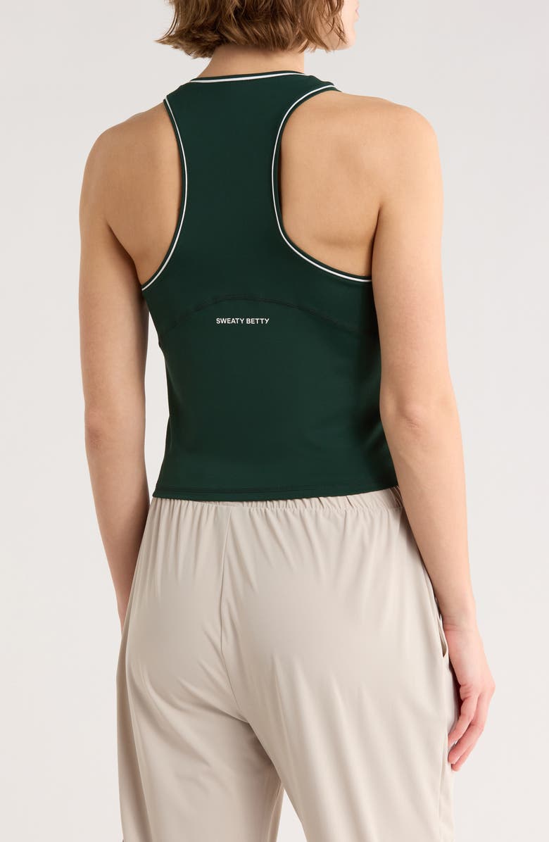 Sweaty Betty All Day Active Crop Tank Top, Alternate, color, Cedar Green