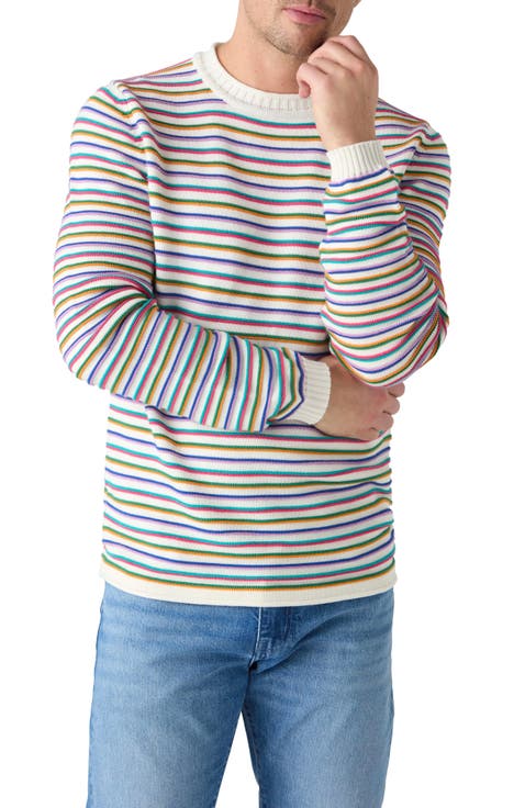 Hilton Multi Stripe Rollneck Sweater