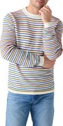 Robert Talbott Hilton Multi Stripe Rollneck Sweater