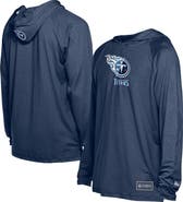 New Era Men's New Era  Navy Tennessee Titans Functional Fandom Hoodie