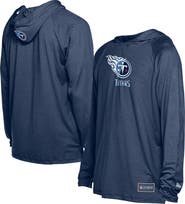 New Era Men's New Era Navy Tennessee Titans Functional Fandom Hoodie