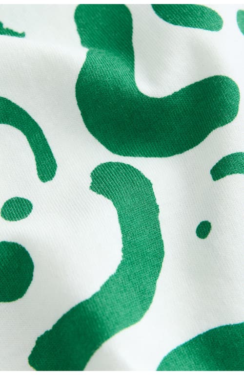 Next Kids' Wiggle Smile Print Cotton Pocket T-shirt In Green
