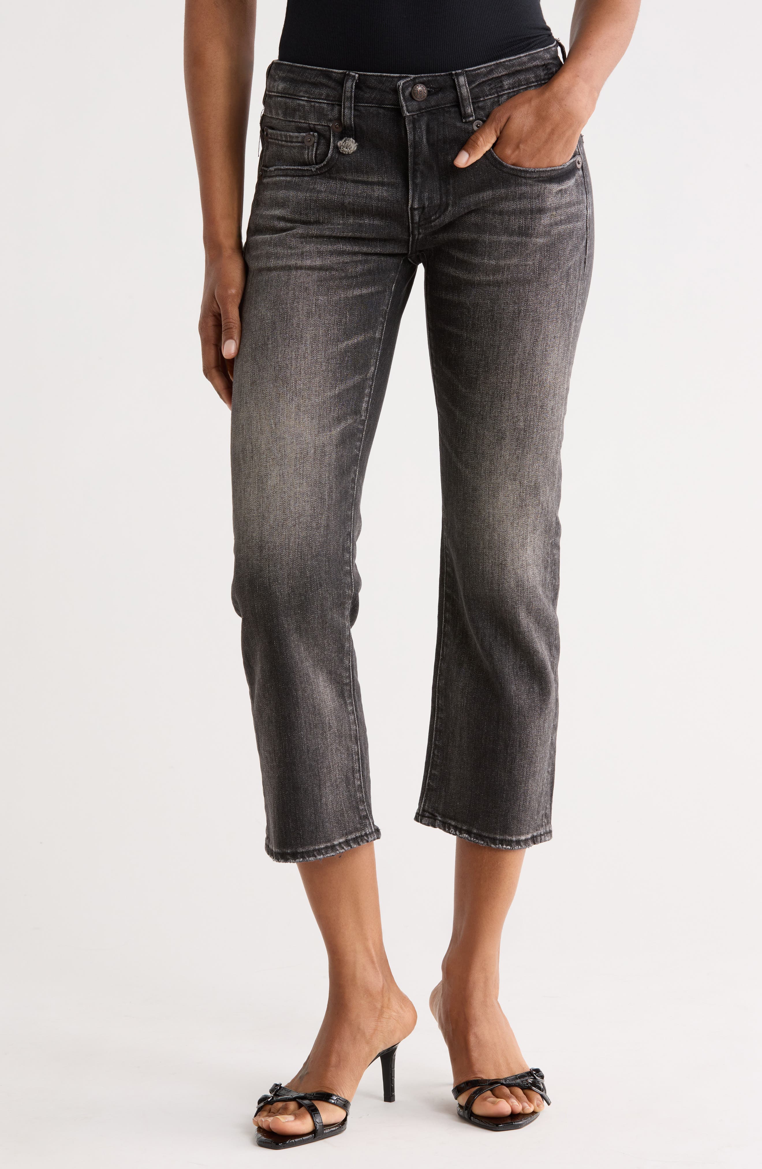R13 Tobi Crop Boyfriend Jeans