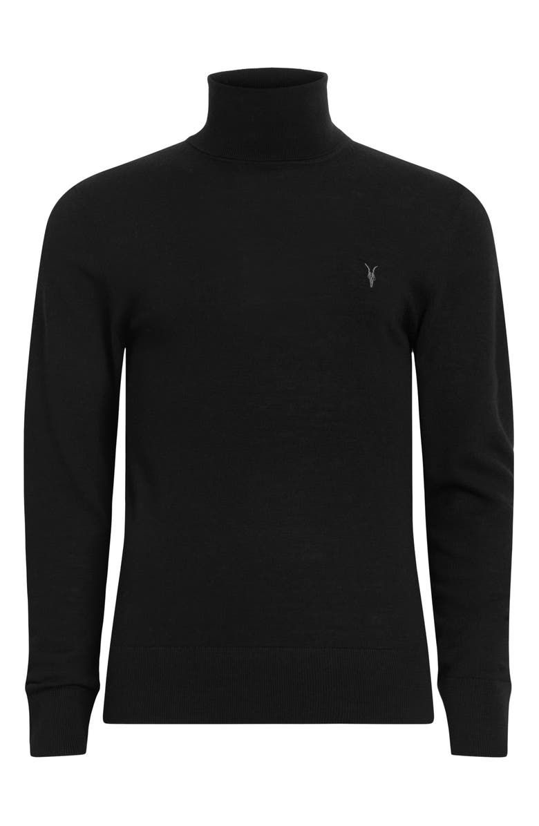 AllSaints Mode Merino Wool Turtleneck Sweater, Alternate, color, 