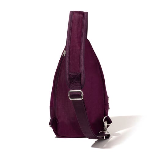 Baggallini Securtex Anti-theft Daytripper Sling Bag In Purple
