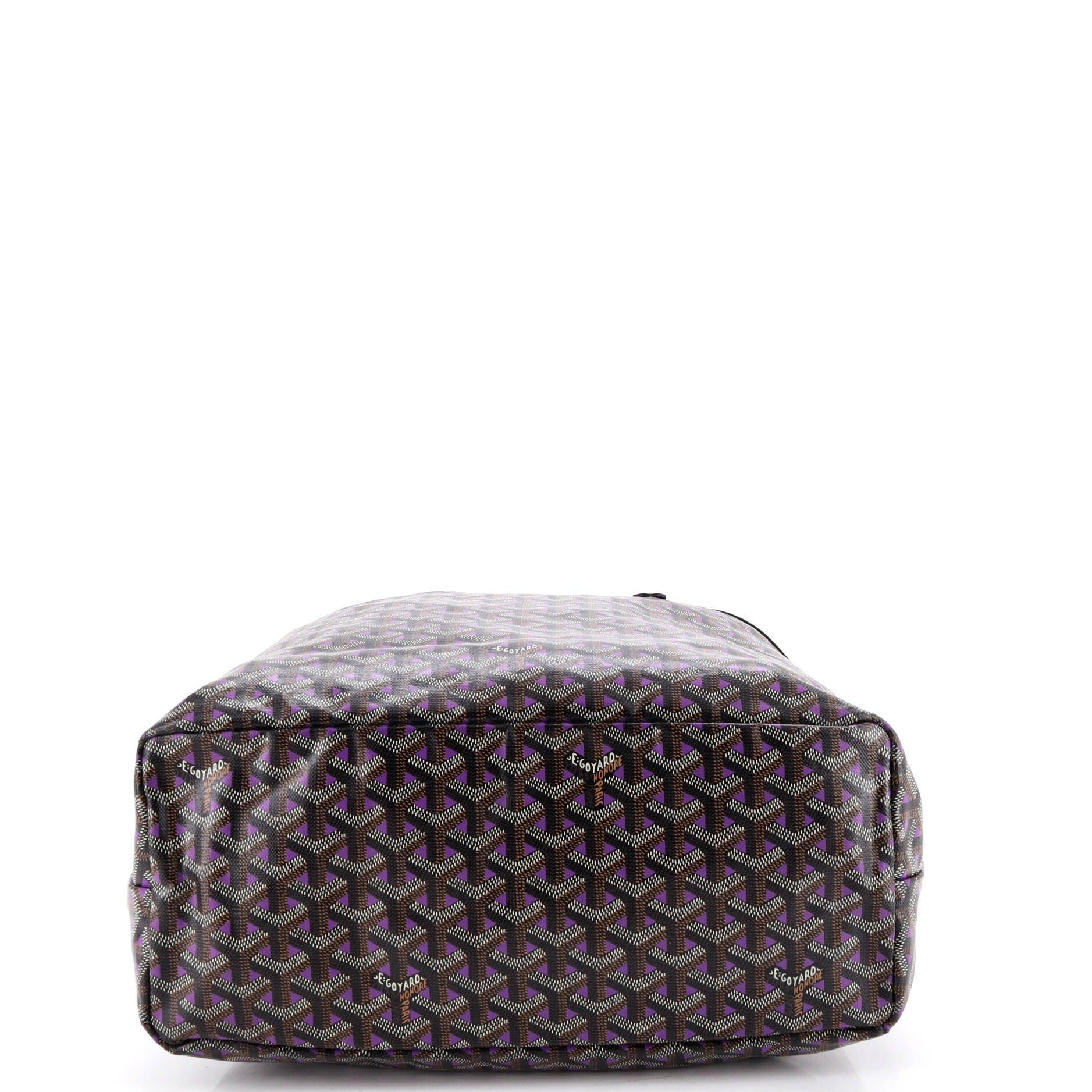 Saint Louis Tote Claire Voie Coated Canvas PM, Alternate, color, Purple