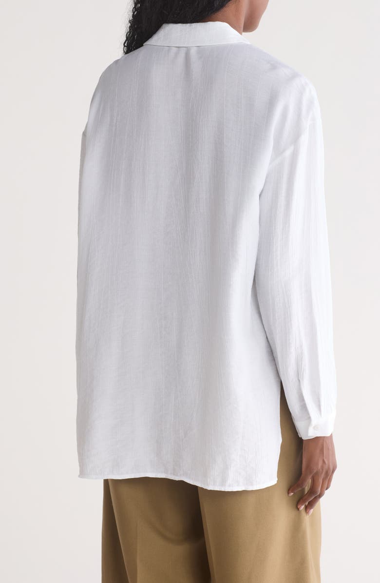 Adrianna Papell Woven Tunic Button-Up Shirt, Alternate, color,
