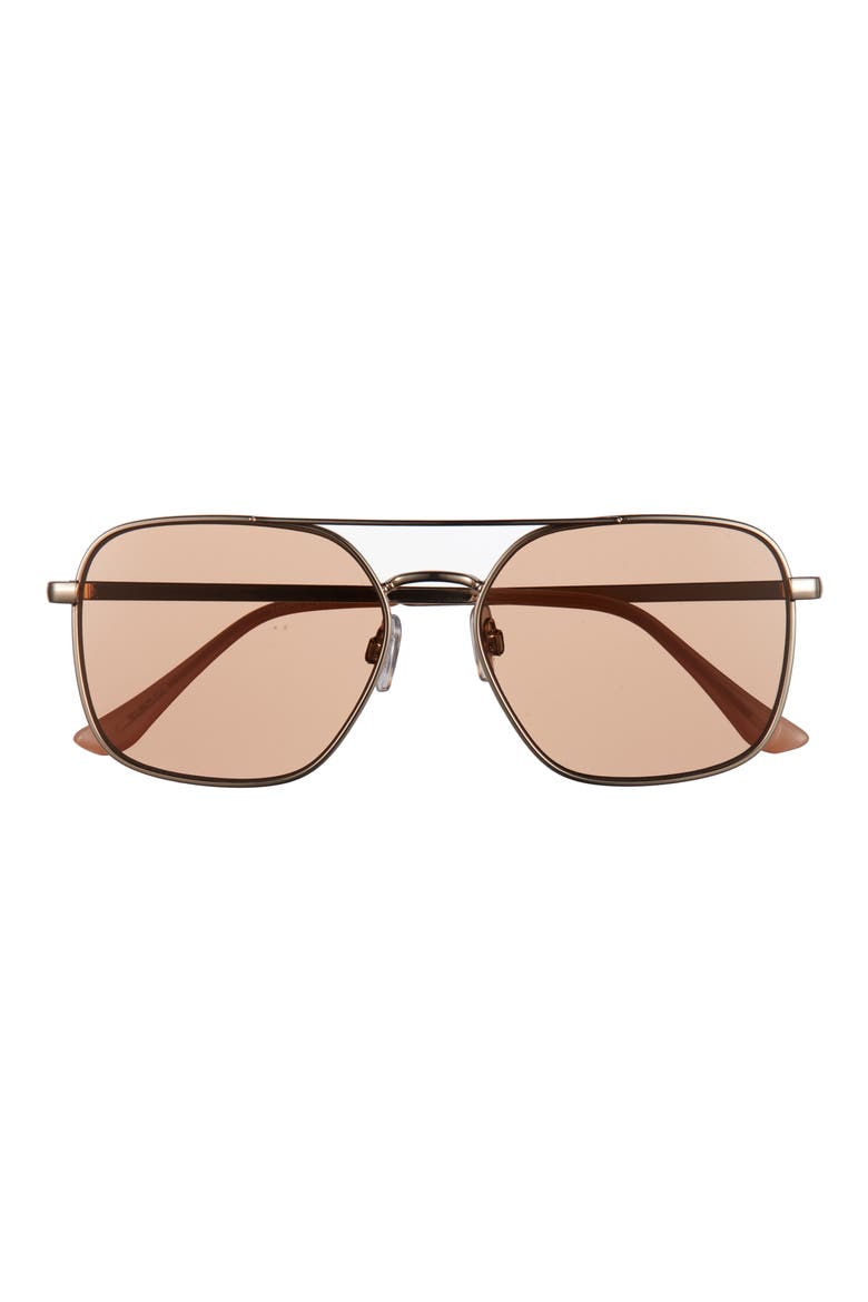 Retro Aviator Sunglasses, Main, color, GOLD