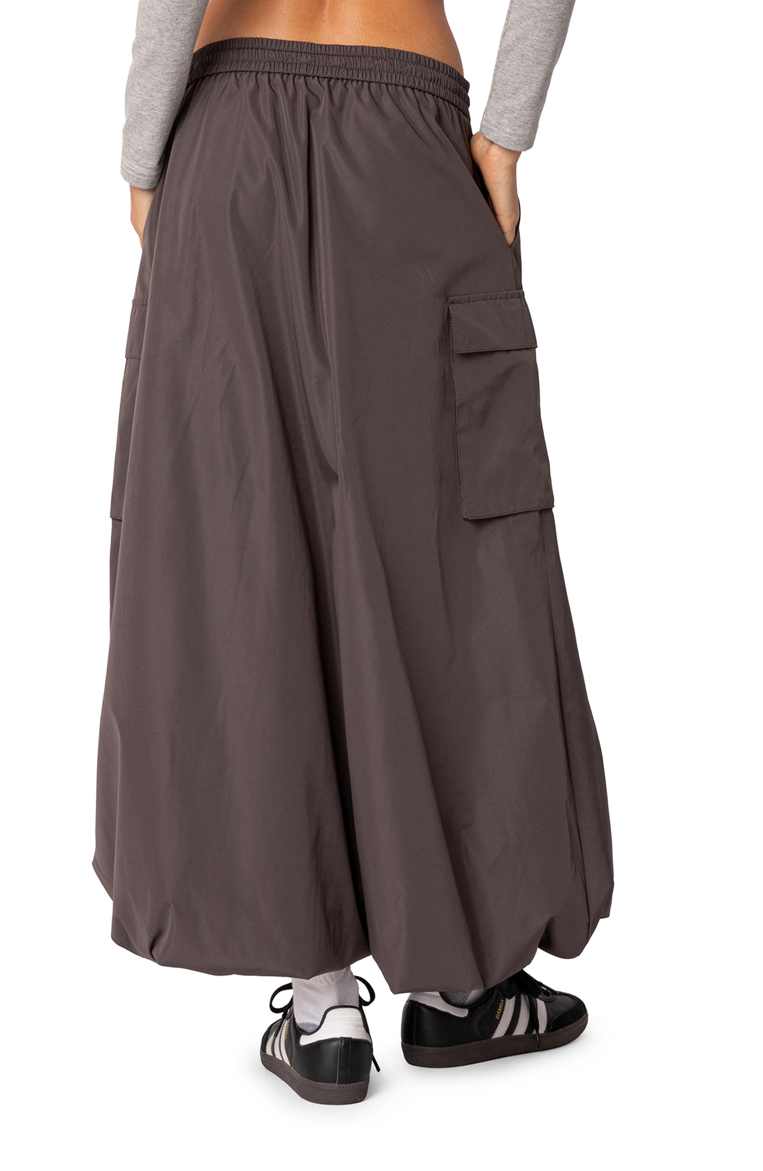 Bubble Cargo Maxi Skirt - image 2