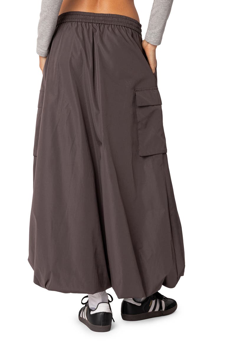 EDIKTED Bubble Cargo Maxi Skirt, Alternate, color,