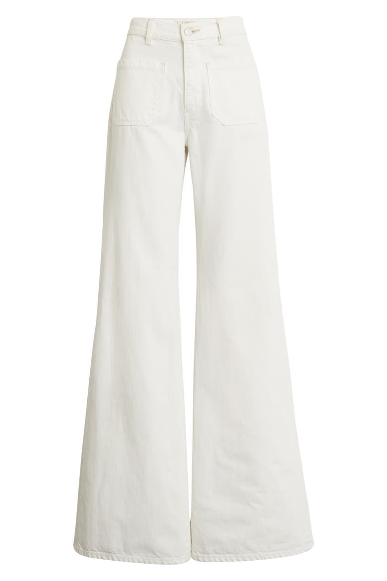 Florence High Waist Bootcut Jeans, Main, color, CREAM