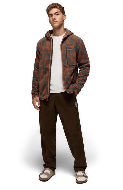 Prana Tuff Fluff Fleece Full Zip Hoodie In Multi