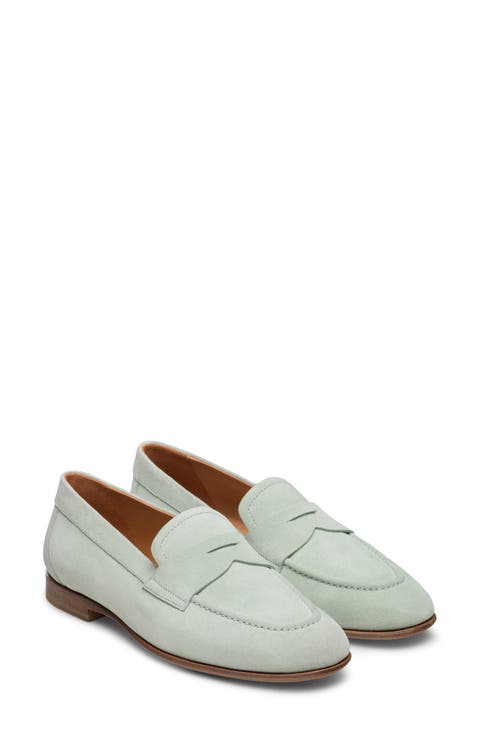 Sonya Suede Penny Loafer