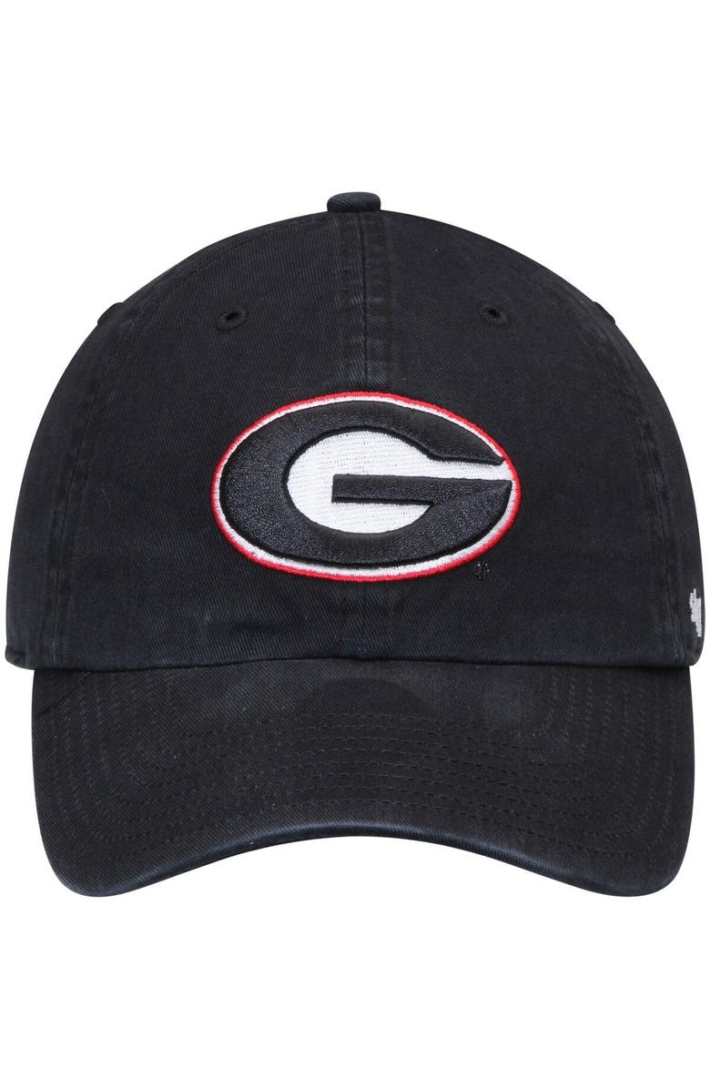 '47 Men's '47 Black Georgia Bulldogs Vintage Clean Up Adjustable Hat, Alternate, color, 