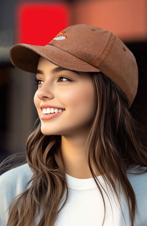 DALIX DALIX SALMON SUSHI EMBROIDERED DAD CAP 