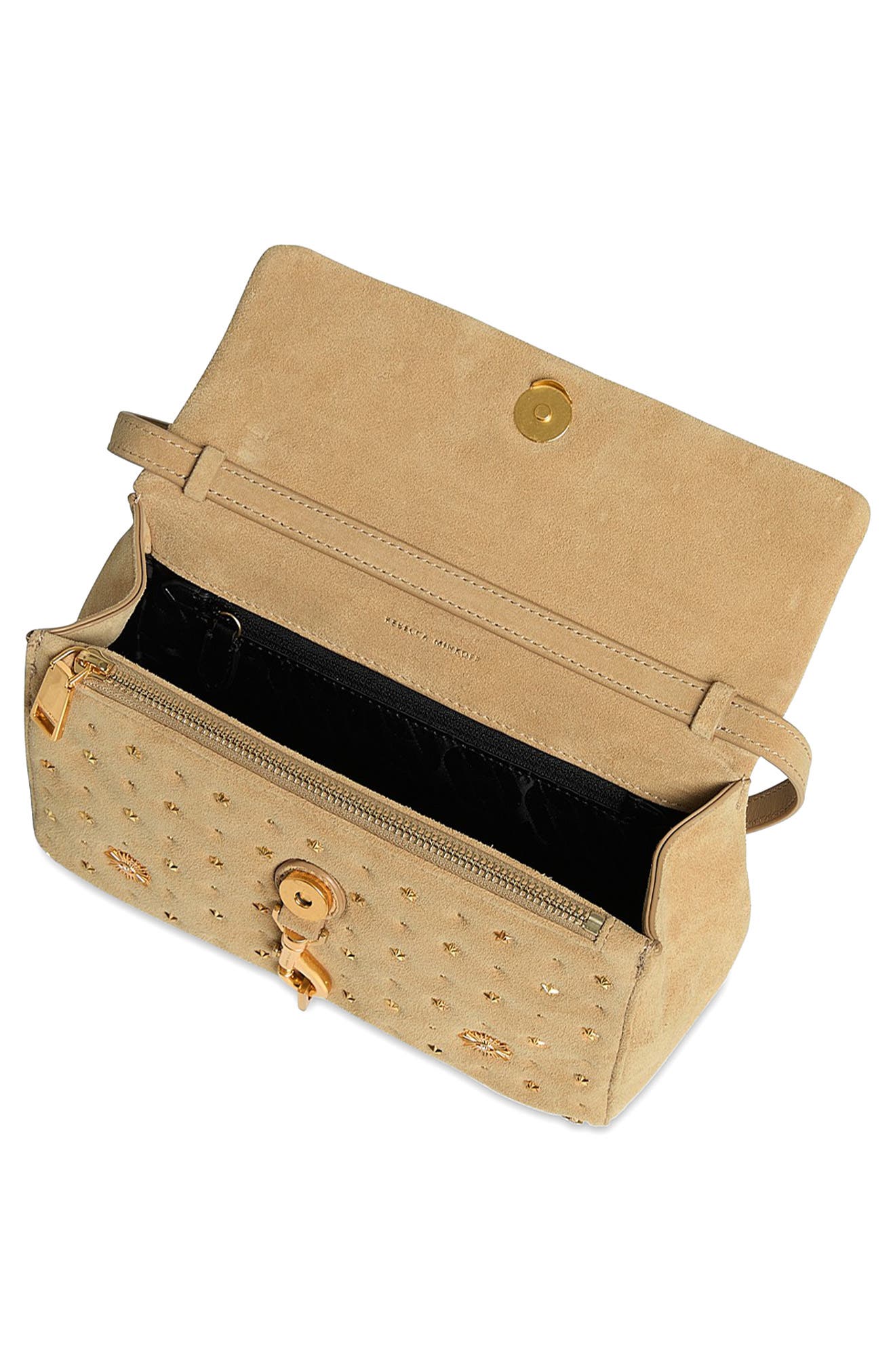 Rebecca Minkoff Edie Evil Eye Crossbody Bag, Alternate, color, Sesame