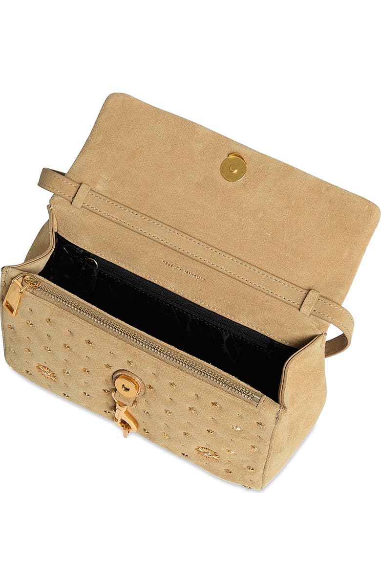 Rebecca Minkoff Edie Evil Eye Crossbody Bag, Alternate, color, Sesame