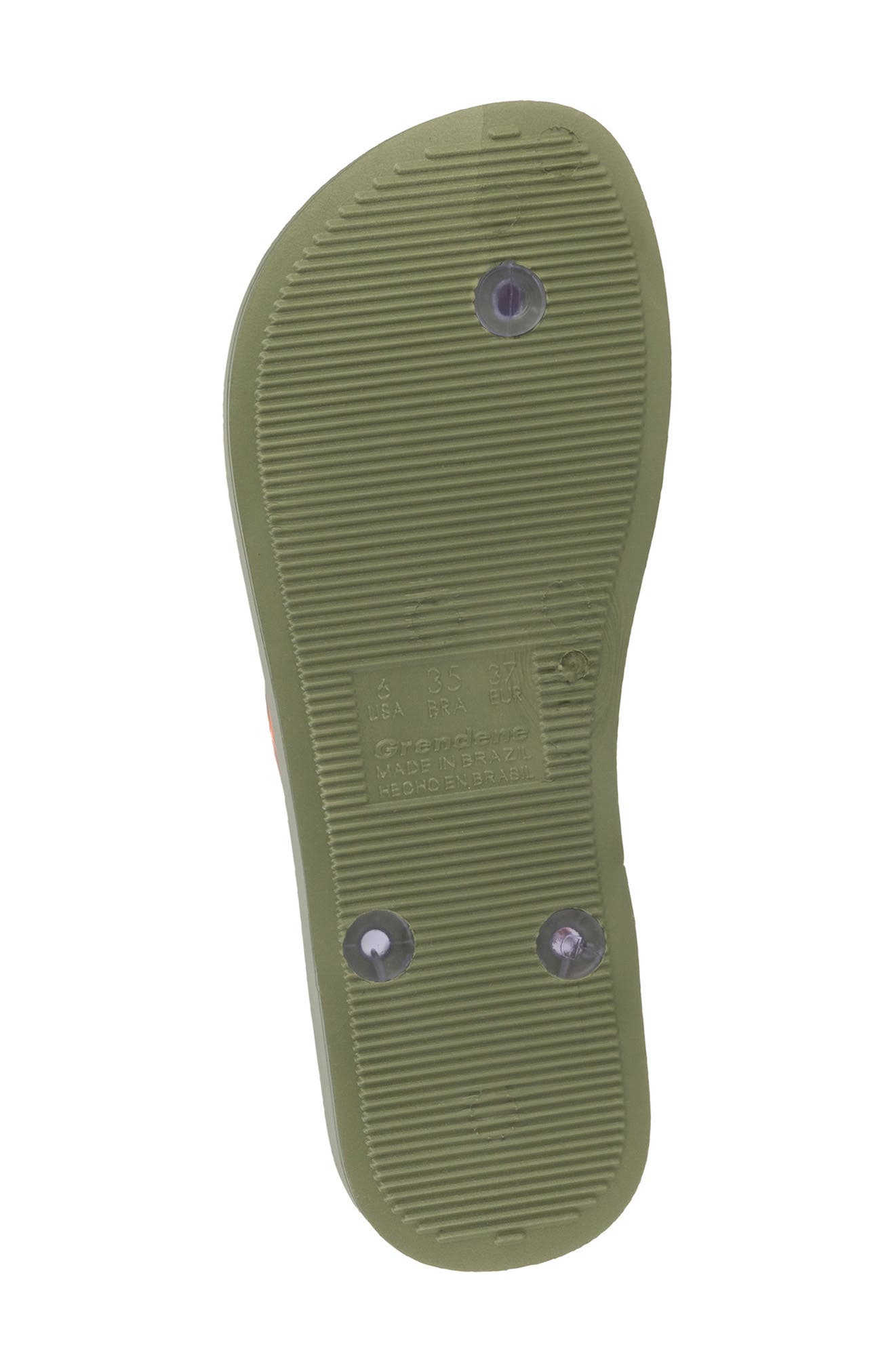 Ipanema Ana Flip Flop, Alternate, color, Green/ Clear