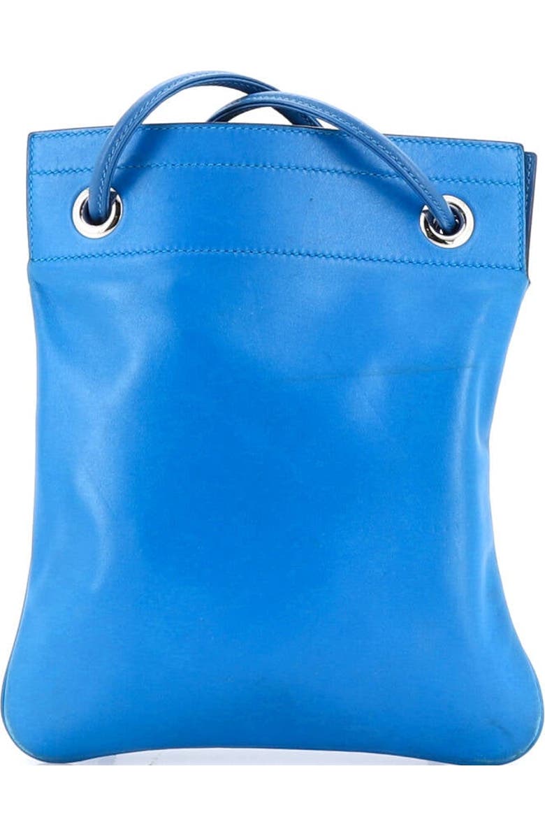 Pre-Owned Hermes Aline Bag Milo Lambskin and Swift Mini, Alternate, color, Bleu Frida