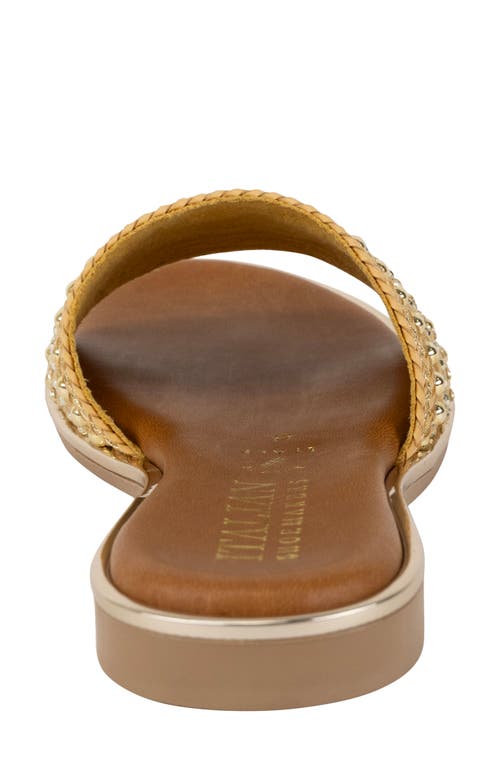 Italian Shoemakers Mitzy Slide Sandal In Natural