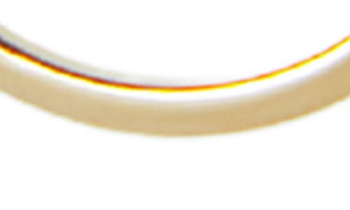 Argento Vivo U-shape Knife Edge Hoop Earrings In Gold