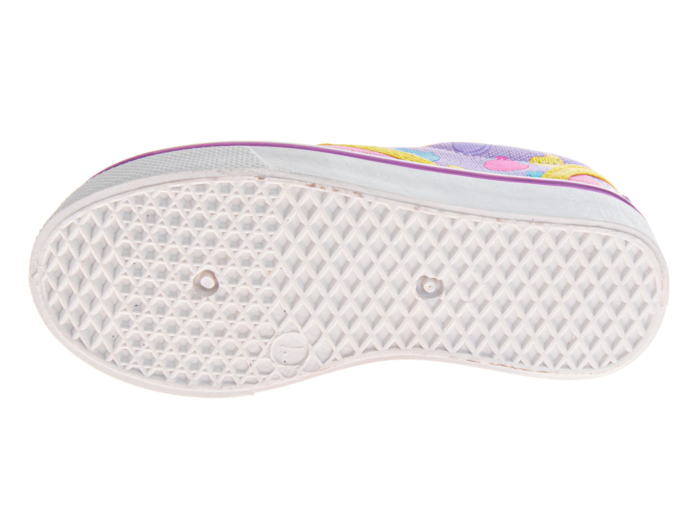 Peeps Girls Canvas Sneakers 11-5, Alternate, color, Pink Multi