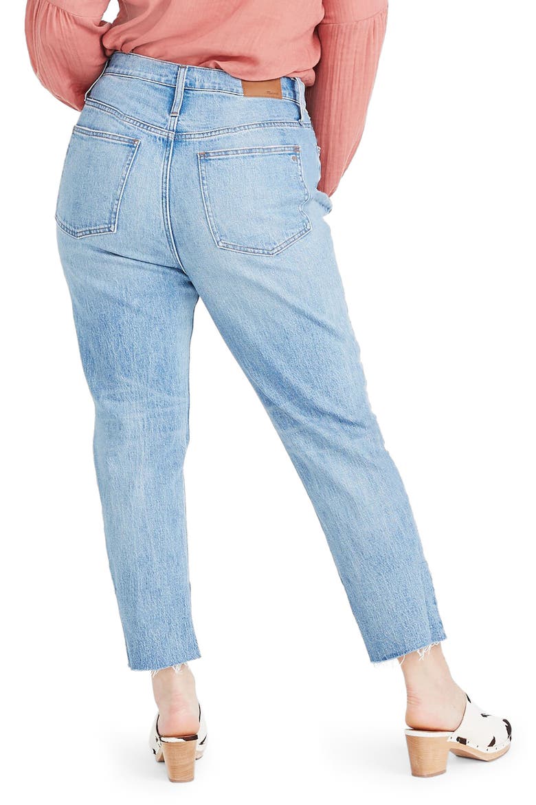 The Perfect Vintage Crop High Waist Jeans, Alternate, color, ROSABELLE