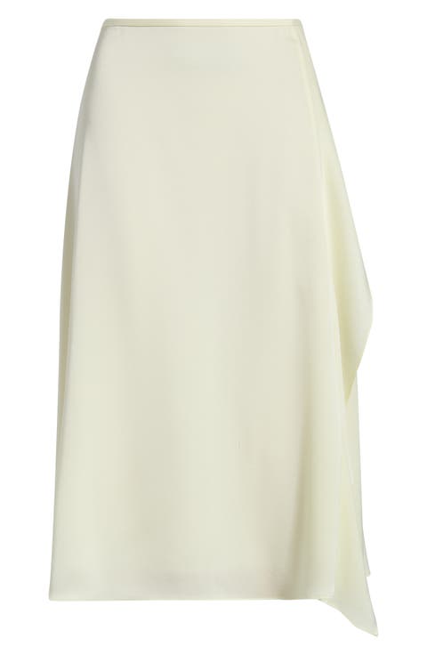 Satin Midi Skirt