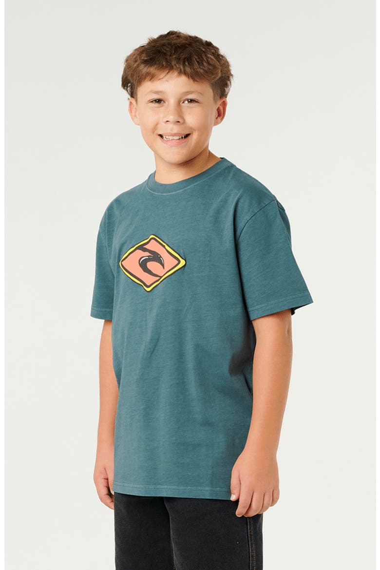 Kids' Sunset Sesh Cotton Graphic T-Shirt, Alternate, color, PINE NIGHT