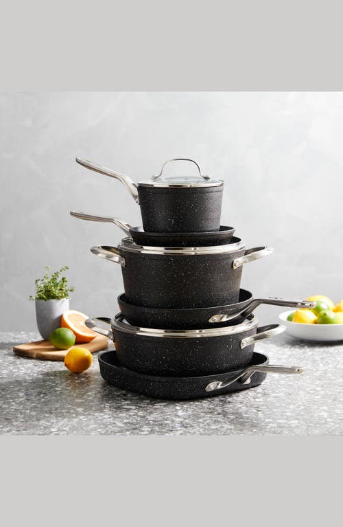 Cuisine::pro ® Ironroc™ 9-piece Cookware Set In Black