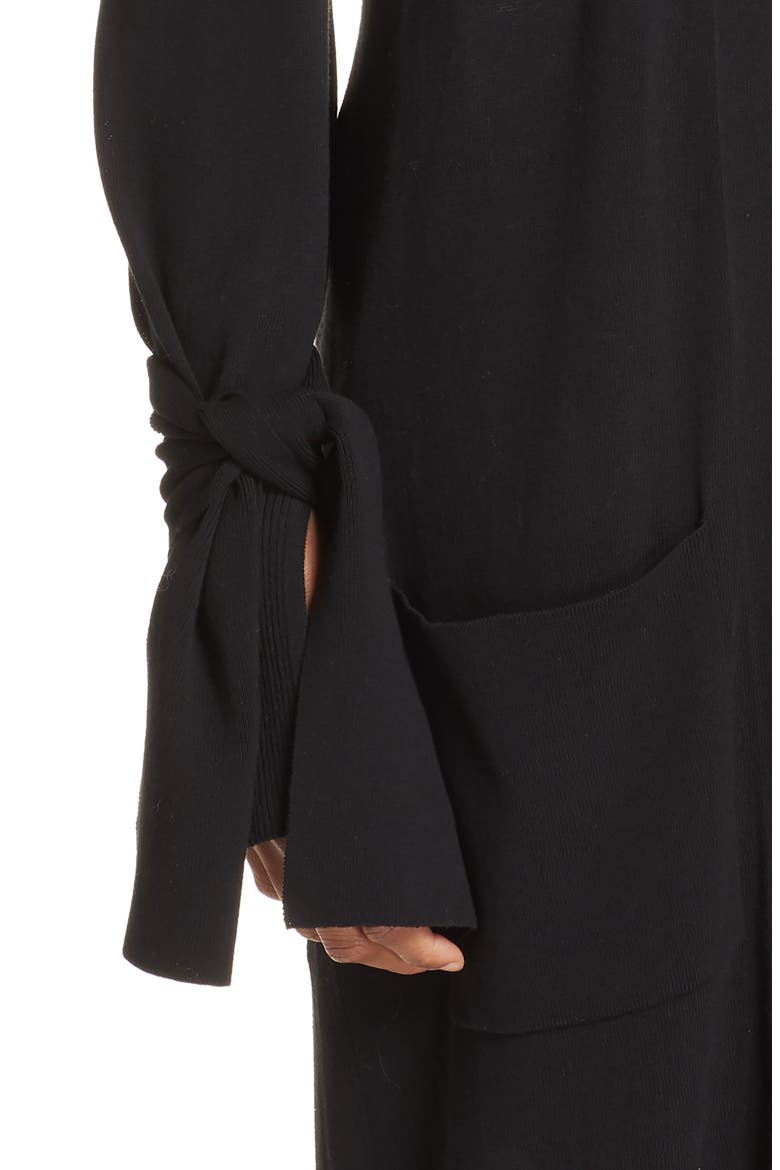 Albian Tie Cuff Duster, Alternate, color, BLACK ONYX