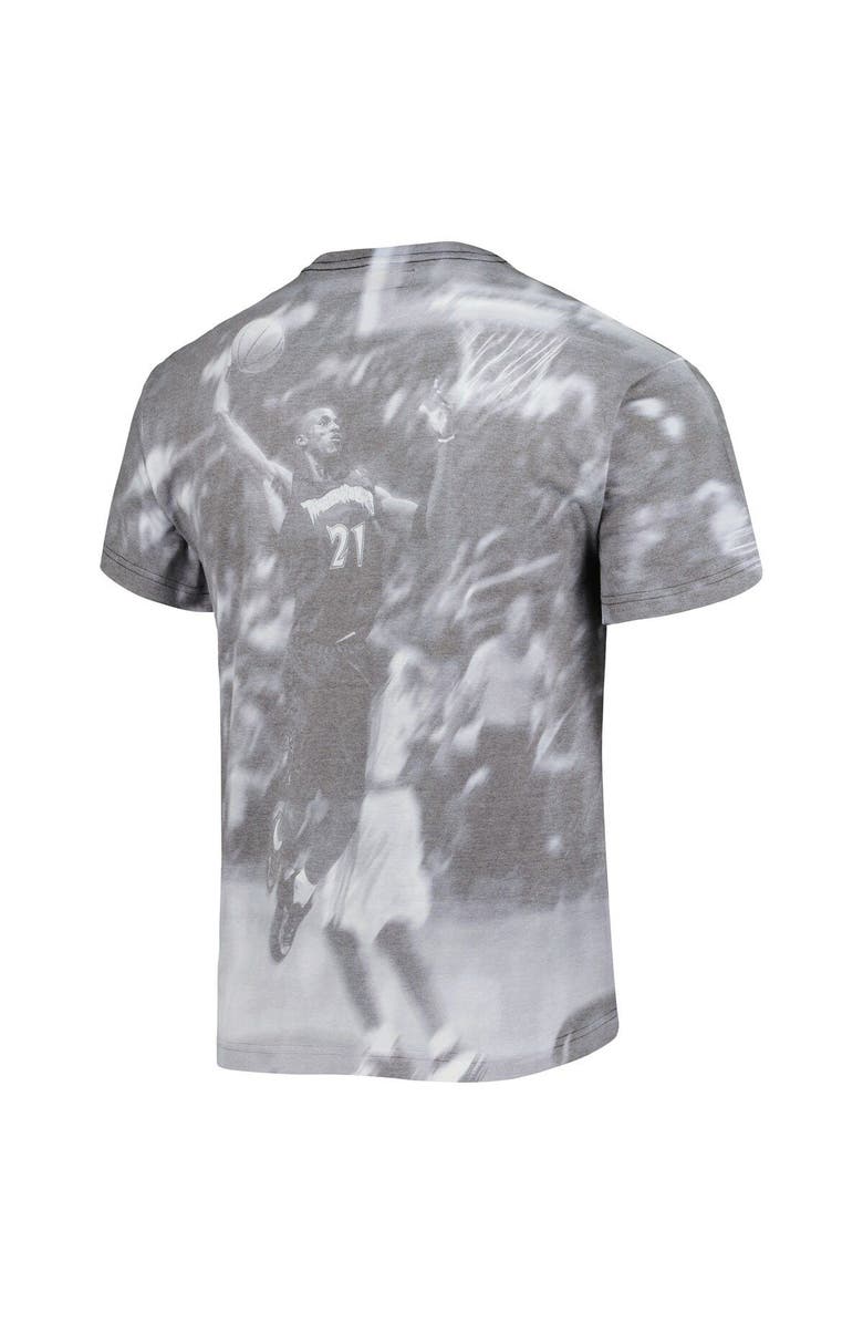 Mitchell & Ness Men's Mitchell & Ness Kevin Garnett Heather Gray Minnesota Timberwolves Above The Rim T-Shirt, Alternate, color, Gray
