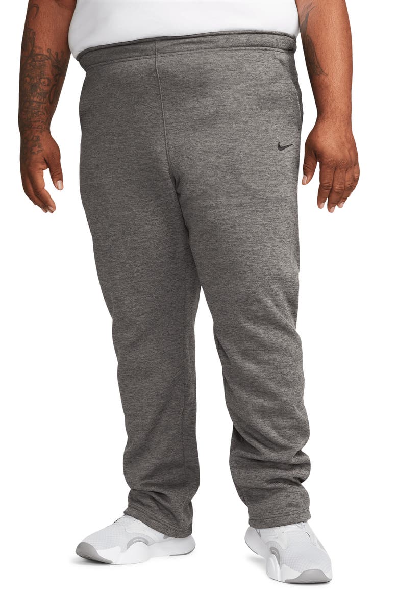 Therma-FIT Sweatpants, Main, color, CHARCOAL HEATHER/ GREY/ BLACK