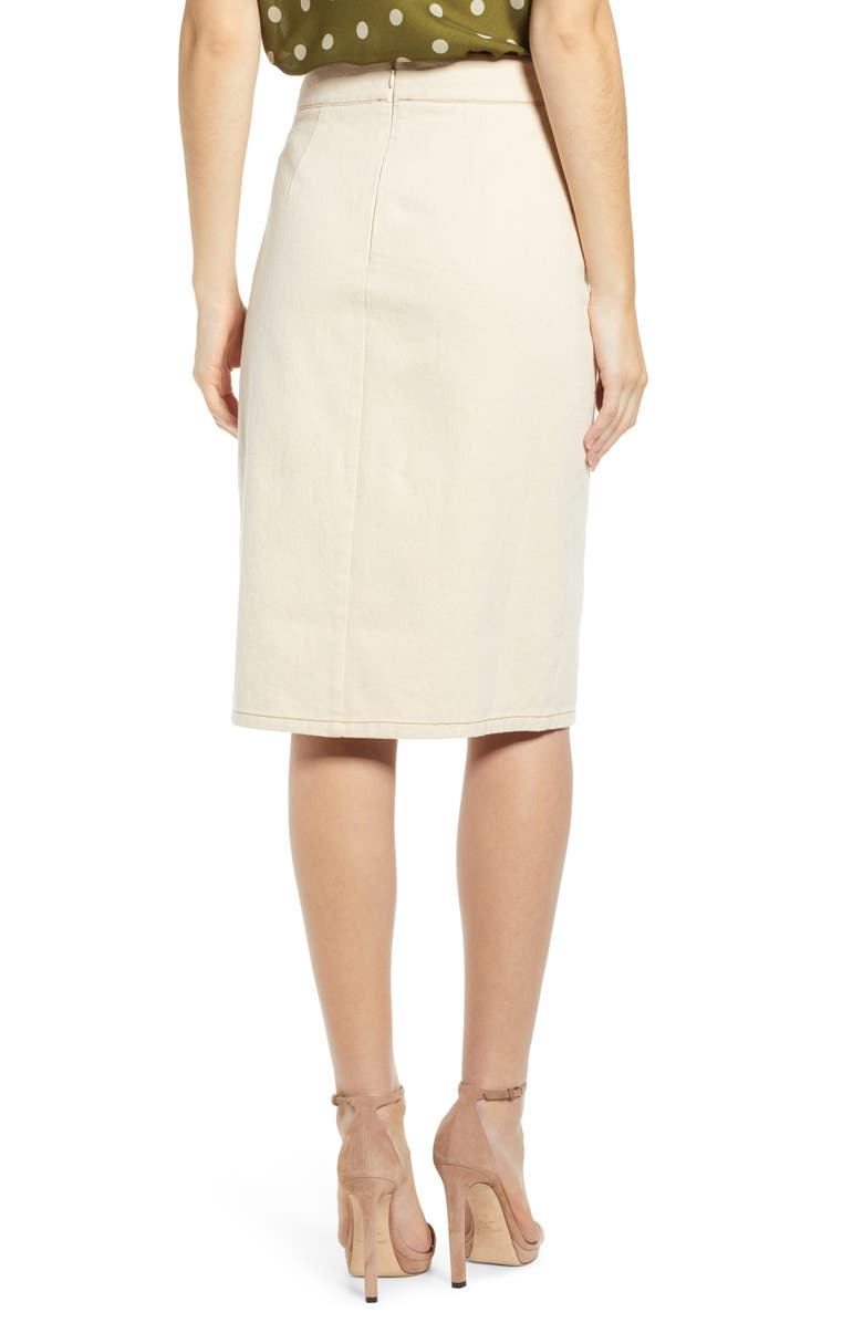 CHRISELLE LIM COLLECTION Chriselle Lim Marine Midi Skirt, Alternate, color, 