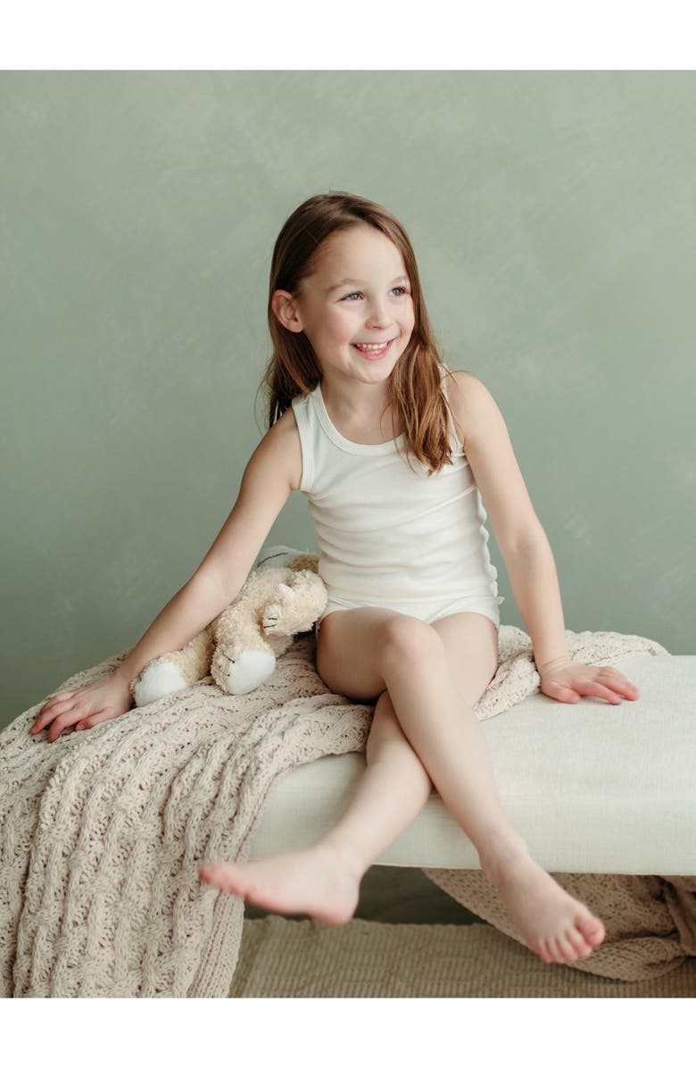 Under the Nile Kids' Organic Cotton Tank Top & Underwear Set, Alternate, color,