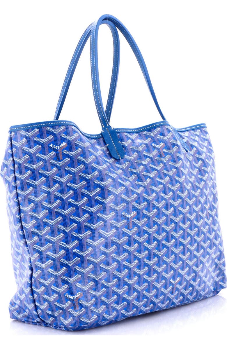 Pre-Owned Goyard Saint Louis Tote Coated Canvas PM, Alternate, color, Blue
