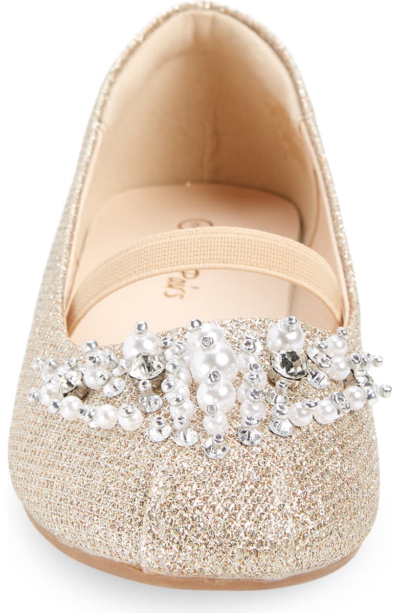 DREAM PAIRS Kids' Glitter Mary Jane, Alternate, color, Gold