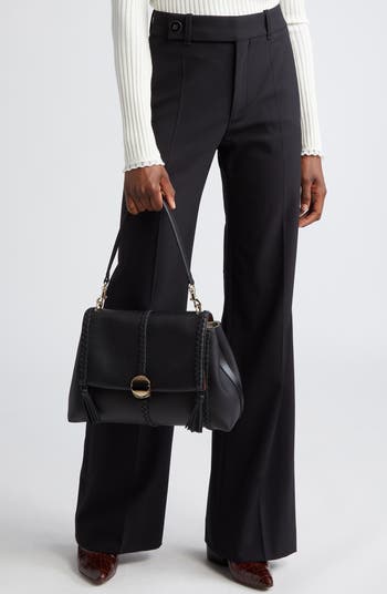 outlet【Chloe】Penelope☆Black Medium Flap ハンドバッグ Chloé Medium Penelope Leather Bag | Nordstrom