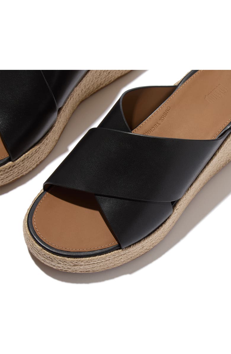 FitFlop Platfforms Espadrille Slides, Alternate, color, Black