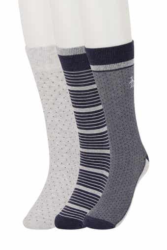 Original Penguin Gates Birdseye Crew Socks - Pack of 3