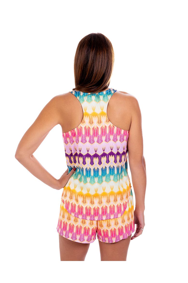 Women's Palm Royale Tank with Butterfly Shorts, Alternate, color, Palm Royale
