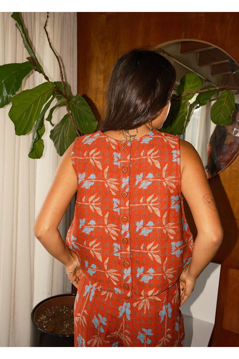 Nola Reversible A-line Tank Top, Alternate, color, Birdcage