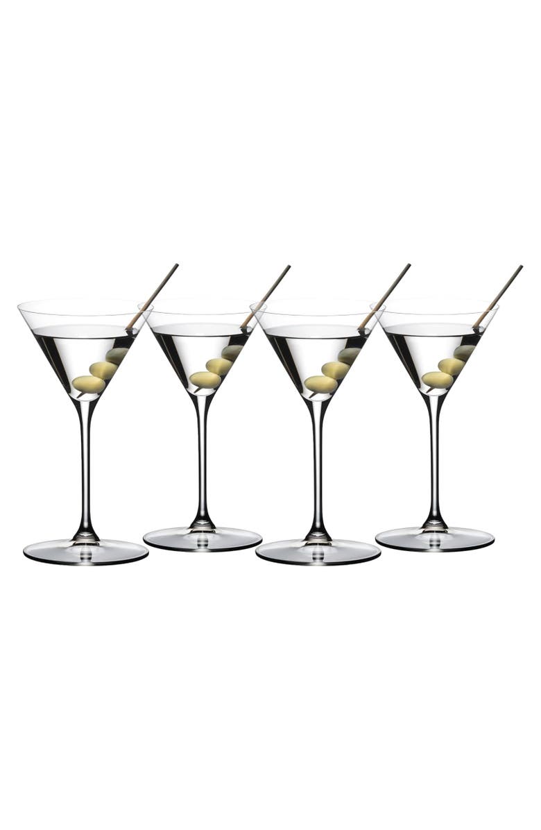 Riedel Grape@ Martini Cocktail Glass, Buy 3 Get 4, 7 Ounce, Main, color, Clear